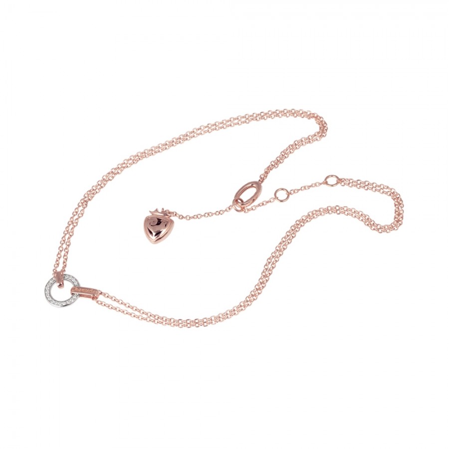 Collana Chantecler in oro rosa e diamanti ref. 32501