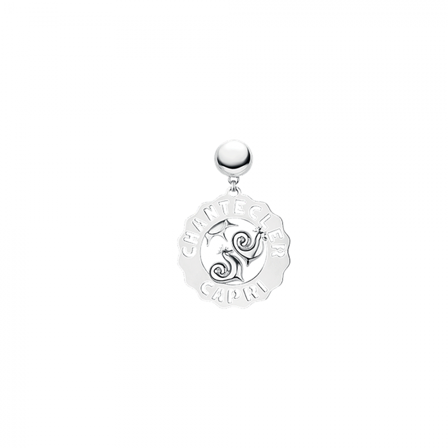 Orecchino grande Chantecler in argento ref. 33700