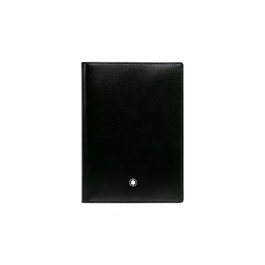 CUSTODIA PER PASSAPORTO MONTBLANC IN PELLE NERO MEISTERSTÜCK ref. 35285