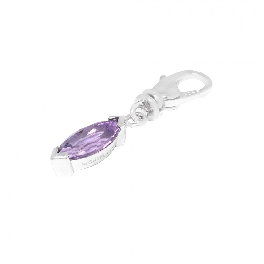 PENDENTE MONTBLANC IN ARGENTO E AMETISTA VIOLA BOHÈME ref. 36666