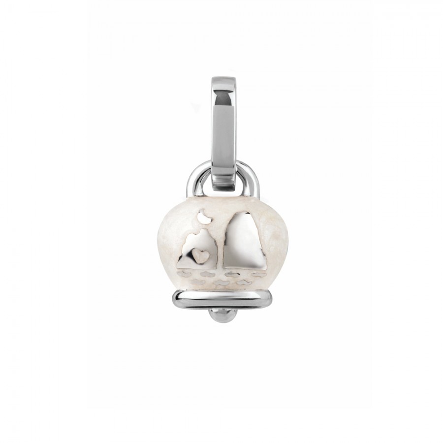 Ciondolo campanella piccolo Chantecler in argento e smalto ref. 38074