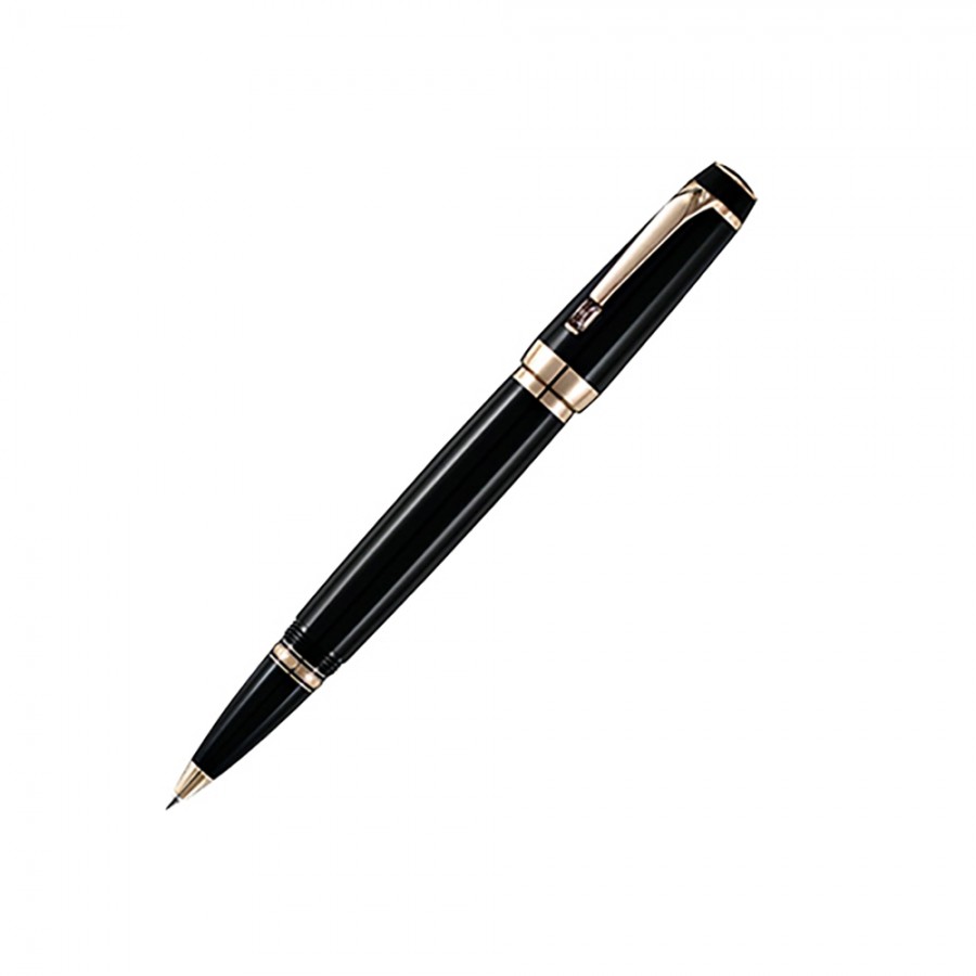 PENNA ROLLER MONTBLANC IN RESINA PREGIATA MARRONE BOHEME ref. 38265