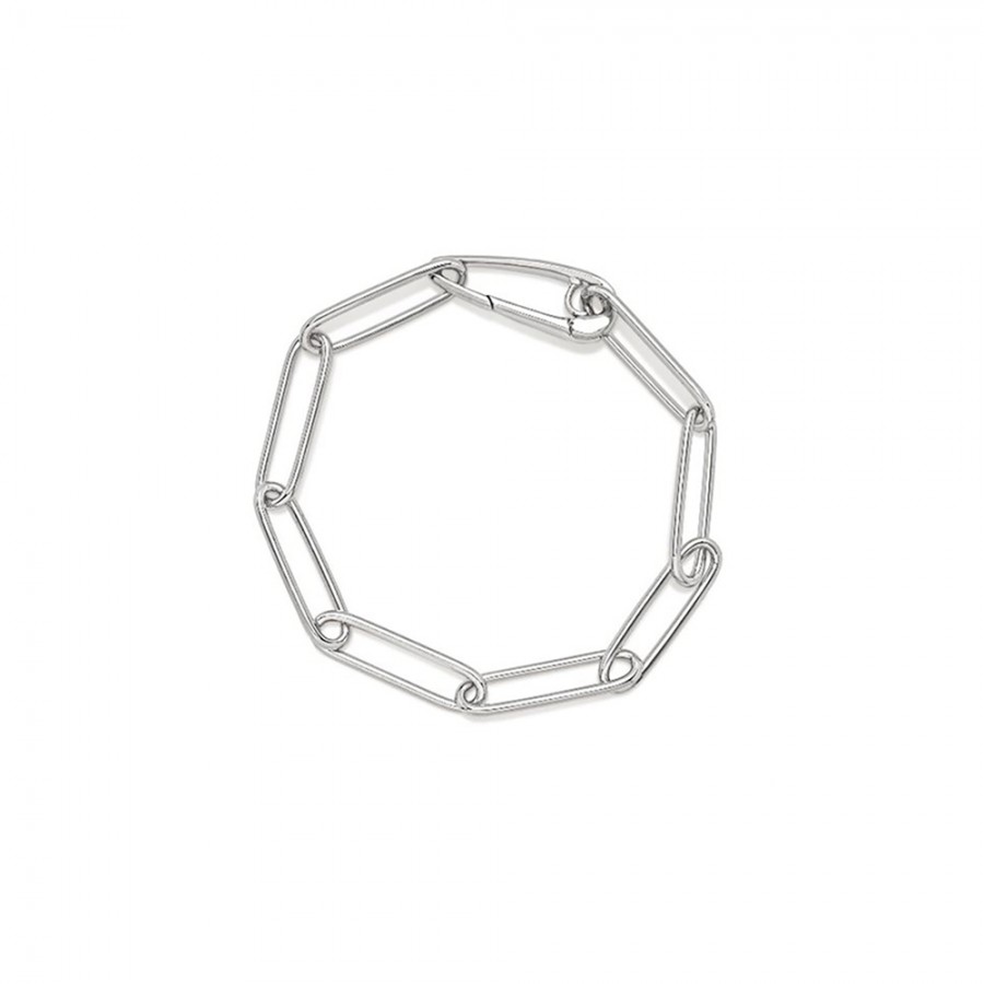 Bracciale a maglie ovali Chantecler in argento ref. 41117