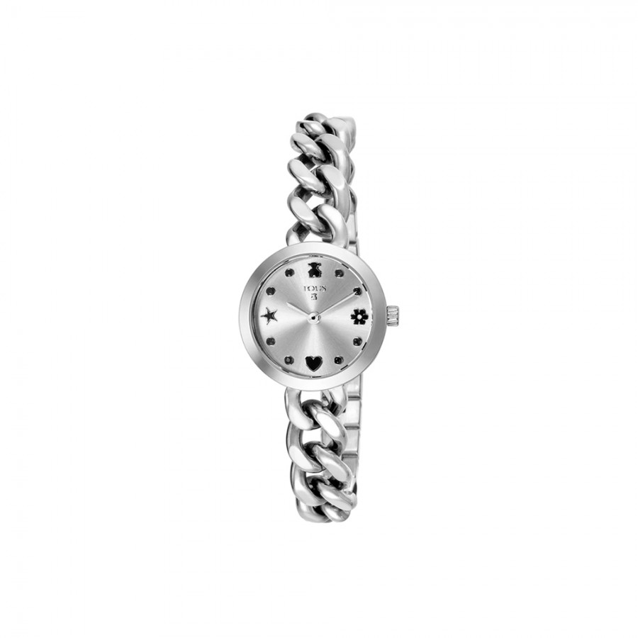 Steel MIni Motif Watch Spinels