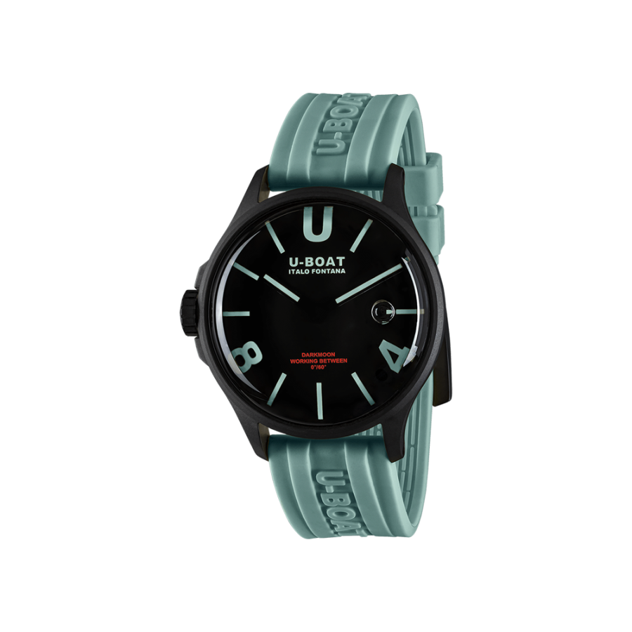 U-BOAT DARKMOON 44mm BK ACQUAMARINE PVD ref. 9526/A