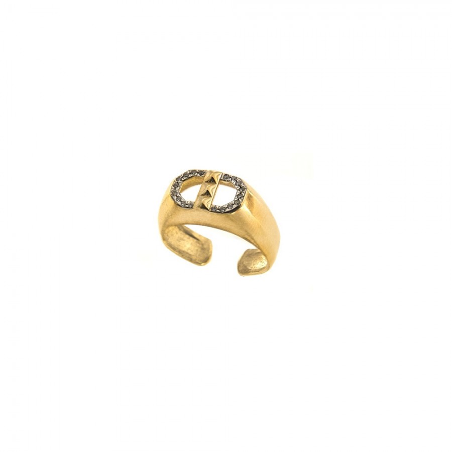 ANELLO CHEVALIER MIGNOLO MAGLIA MARINA E BORCHIE ref. ANZ-010-M3-AU