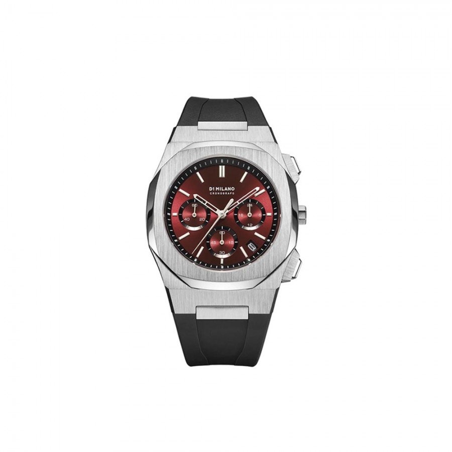 D1 MILANO Chronograph Burgundy 41.5 mm ref. D1-CHRJ03