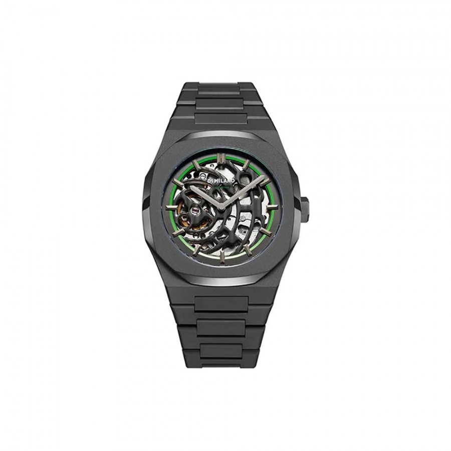 D1 MILANO Skeleton Sandblast Green ref. D1-SKBJ07