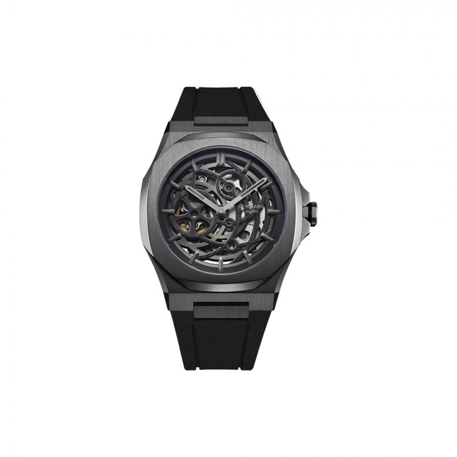 D1 MILANO Skeleton Gun Metal 41.5 mm ref. D1-SKRJ11