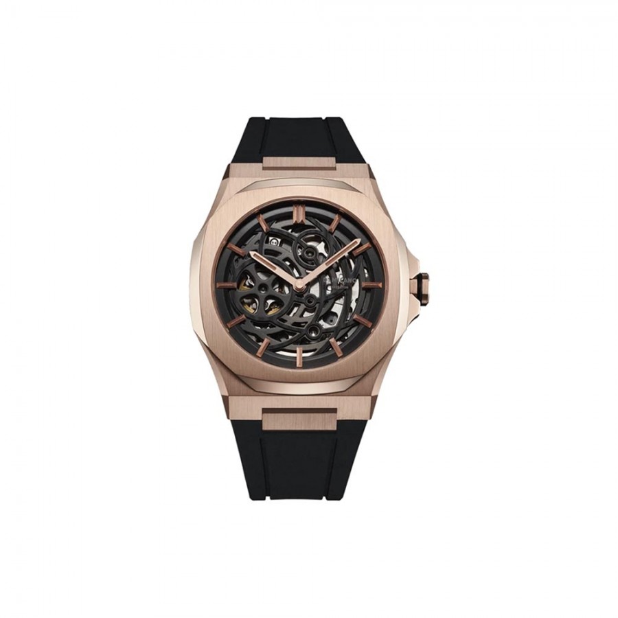 D1 MILANO Skeleton Rose Gold 41.5 mm ref. D1-SKRJ12