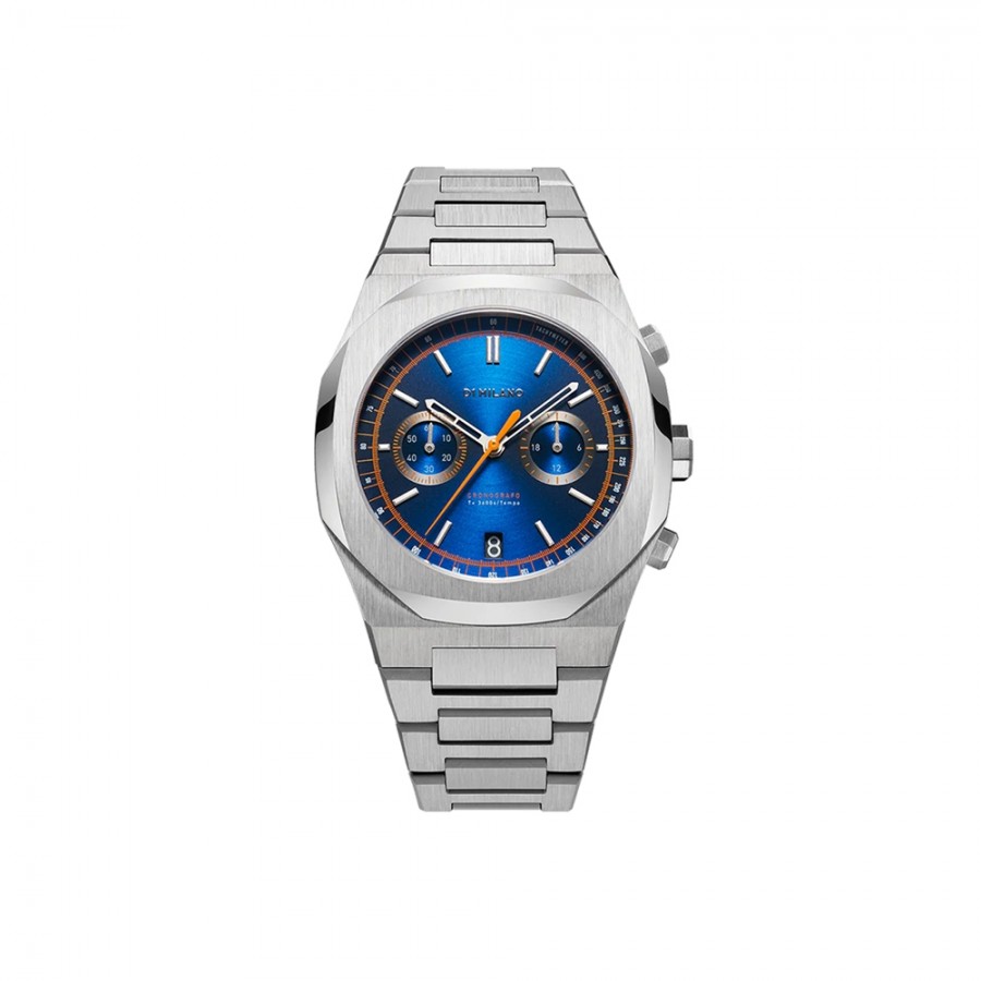 D1 MILANO Chronograph Bracelet 41.5mm ROYAL BLUE ref. D1-CHBJ09