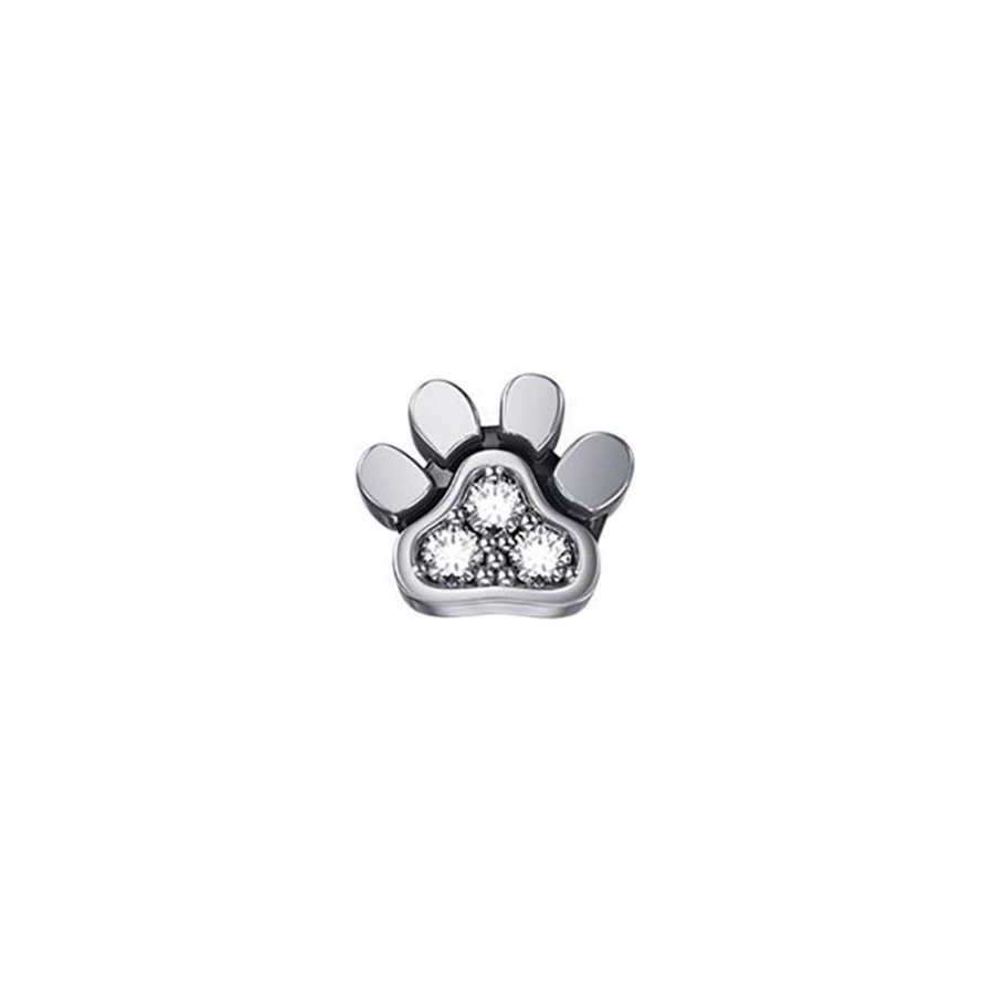 ELEMENTO DONNA ORO ORMA CANE IN ORO BIANCO E DIAMANTI ref. DCHF7424.001