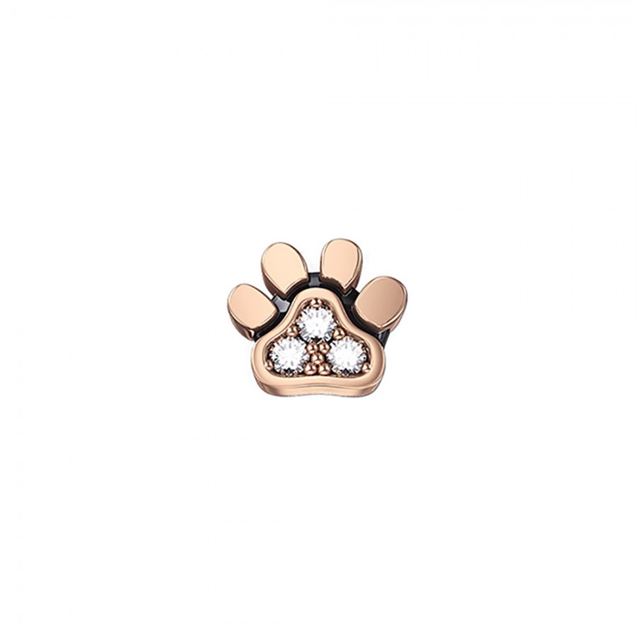 ELEMENTO DONNA ORO ORMA CANE IN ORO ROSA E DIAMANTI ref. DCHF7425.001