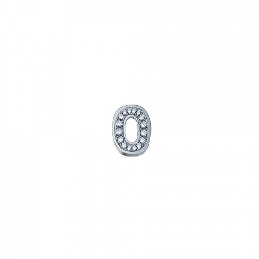 ELEMENTO NUMERO 0 IN ORO BIANCO E DIAMANTI DONNA ORO - ELEMENTS ref. DCHF9144N0.002