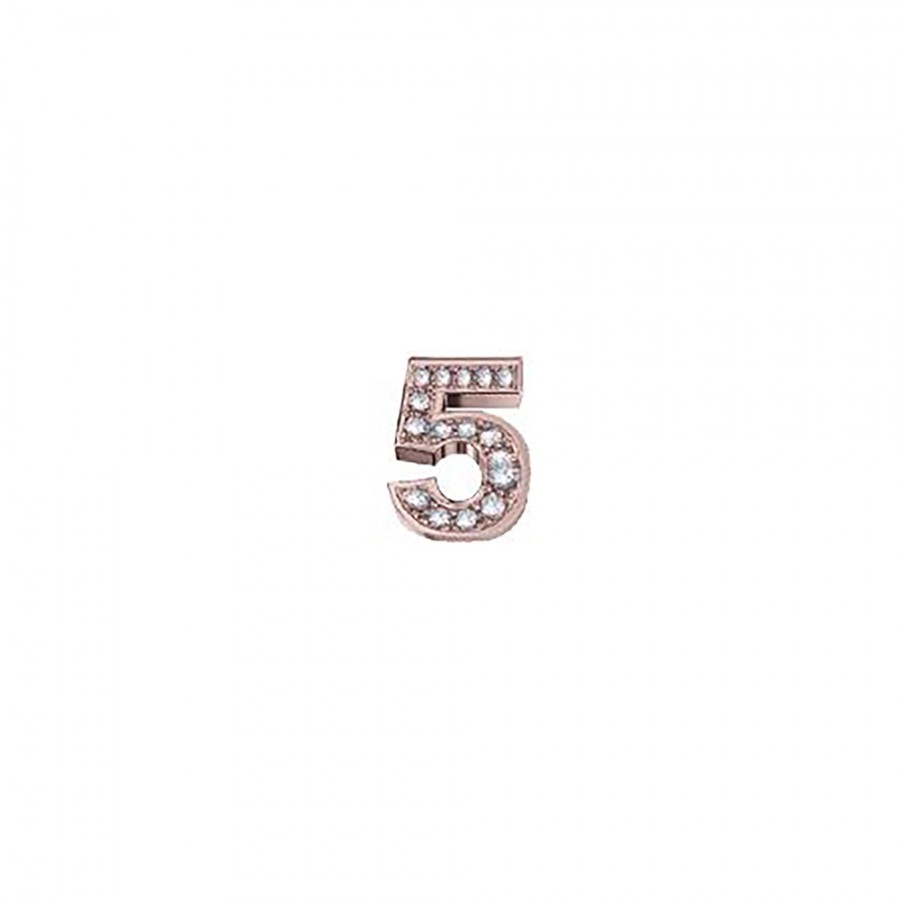 ELEMENTO NUMERO 5 IN ORO ROSA E DIAMANTI DONNA ORO - ELEMENTS ref. DCHF9145N5.002