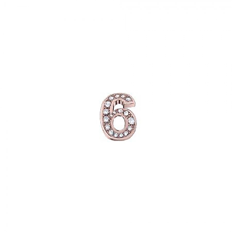 ELEMENTO NUMERO 6 IN ORO ROSA E DIAMANTI DONNA ORO - ELEMENTS ref. DCHF9145N6.002