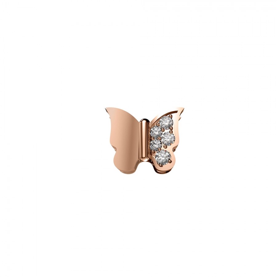 ELEMENTO FARFALLA VULCANO IN ORO ROSA E DIAMANTI DONNA ORO - ELEMENTS ref. DCHF9198.002