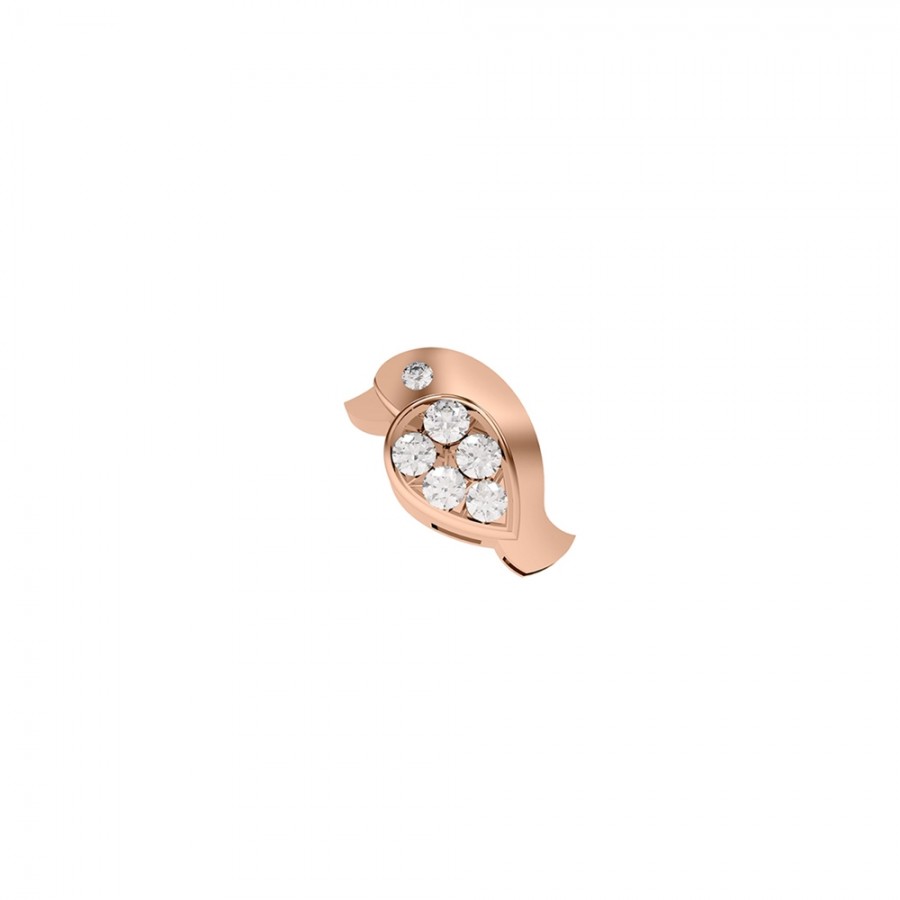 ELEMENTO PAPPAGALLO IN ORO ROSA E DIAMANTI DONNA ORO - ELEMENTS ref. DCHF9311.002