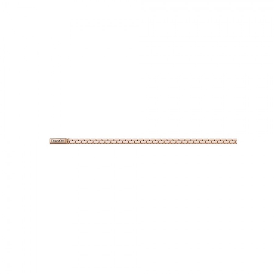 BRACCIALE DONNA ORO MORBIDO IN ARGENTO ROSATO ref. DFBF5051_15