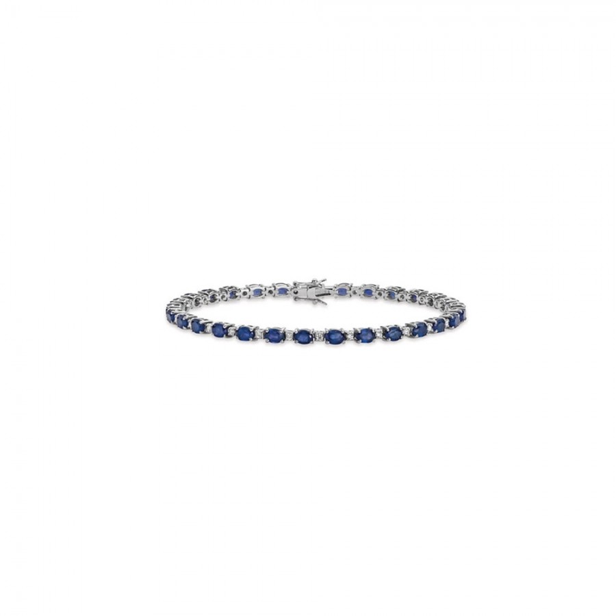 BRACCIALE DONNA ORO PRISMA - ZAFFIRI E DIAMANTI ref. DFBZ7619.035