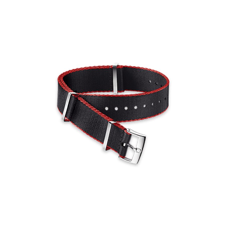 Cinturino in poliammide nero