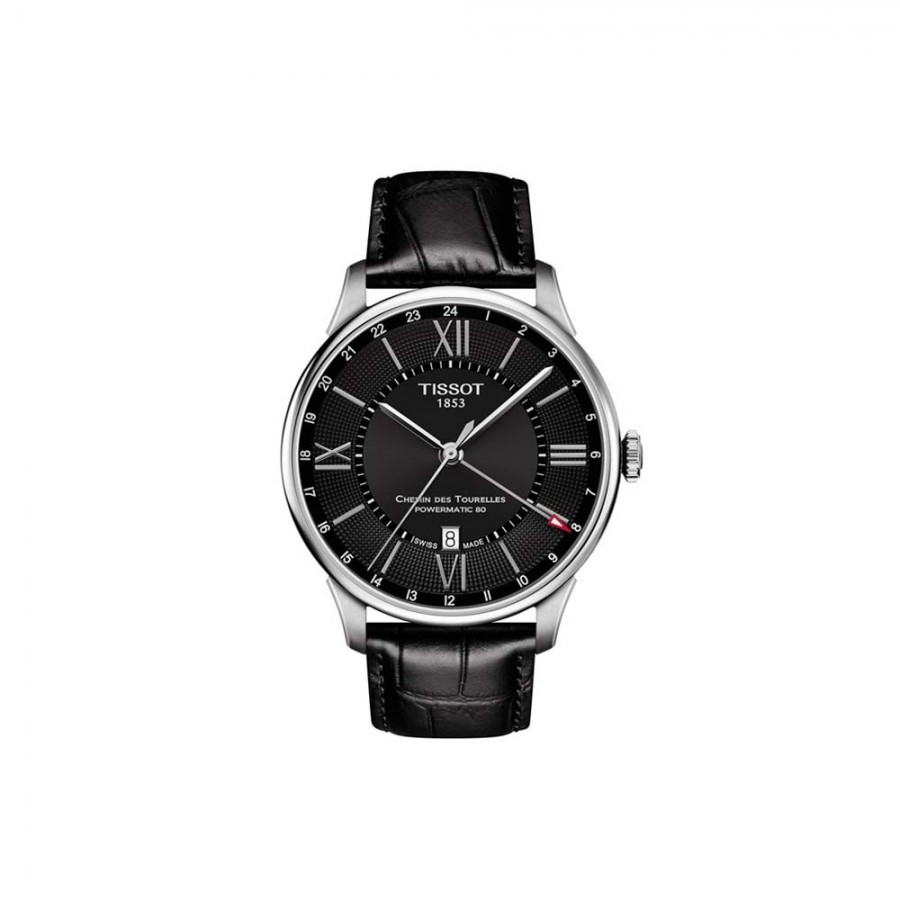 TISSOT CHEMIN DES TOURELLES POWERMATIC 80 GMT ref. T099.429.16.058.00