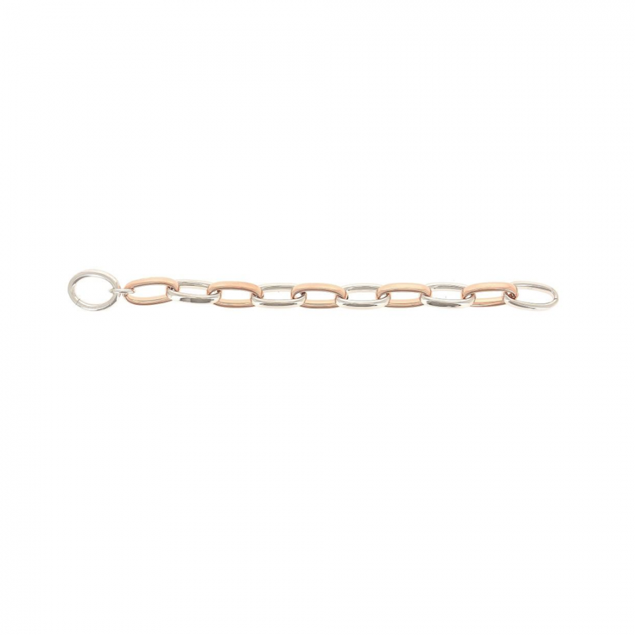 Bracciale a maglie Pesavento in argento rodio-rosa ref. WPLVD306