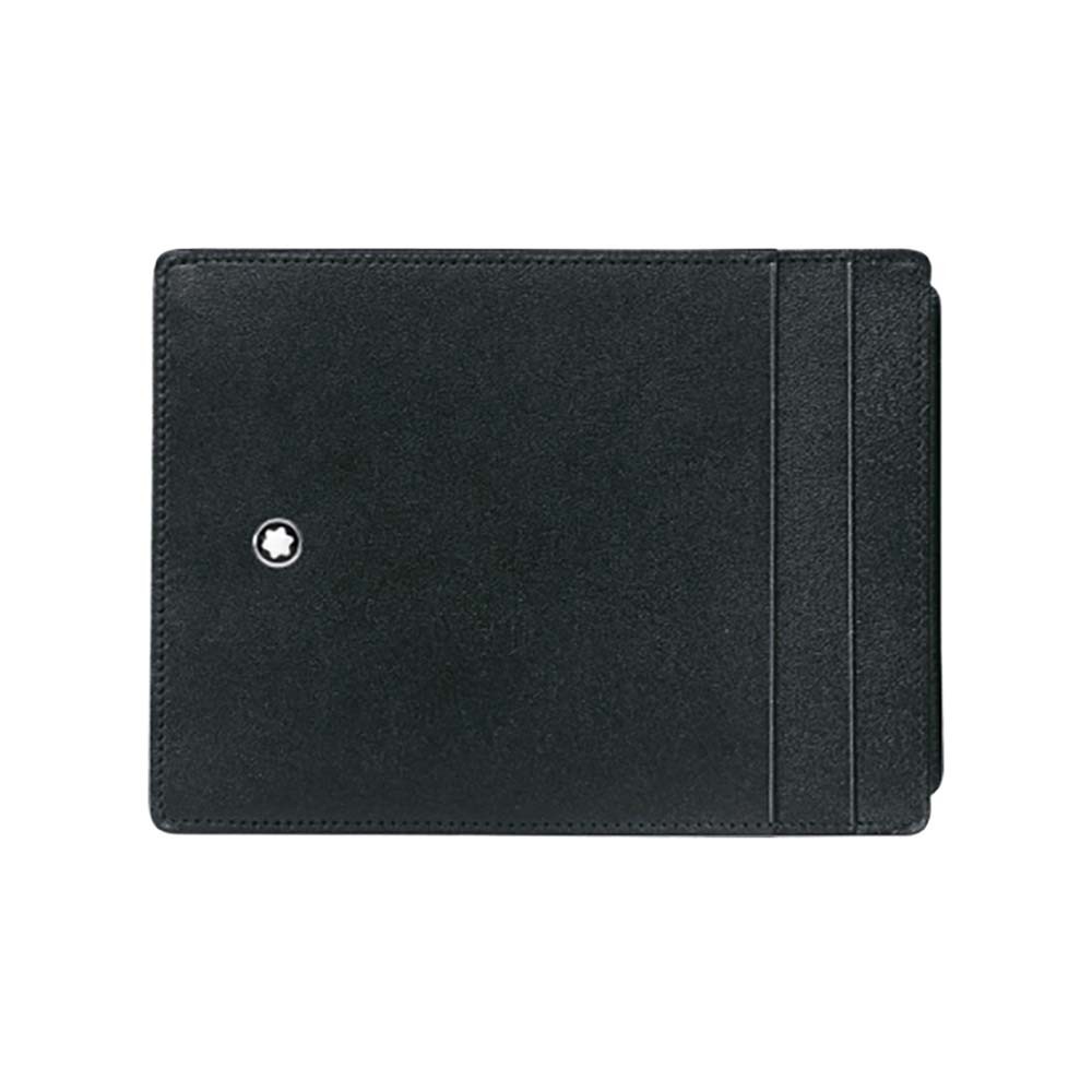 PORTA CARTE DI CREDITO MONTBLANC IN PELLE NERO MEISTERST CK ref. 2665