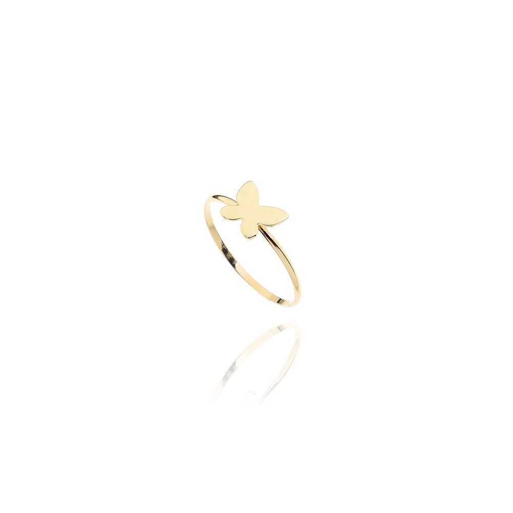ANELLO  colore Giallo Simbolo:  FARFALLA "Per chi vive con gioia"