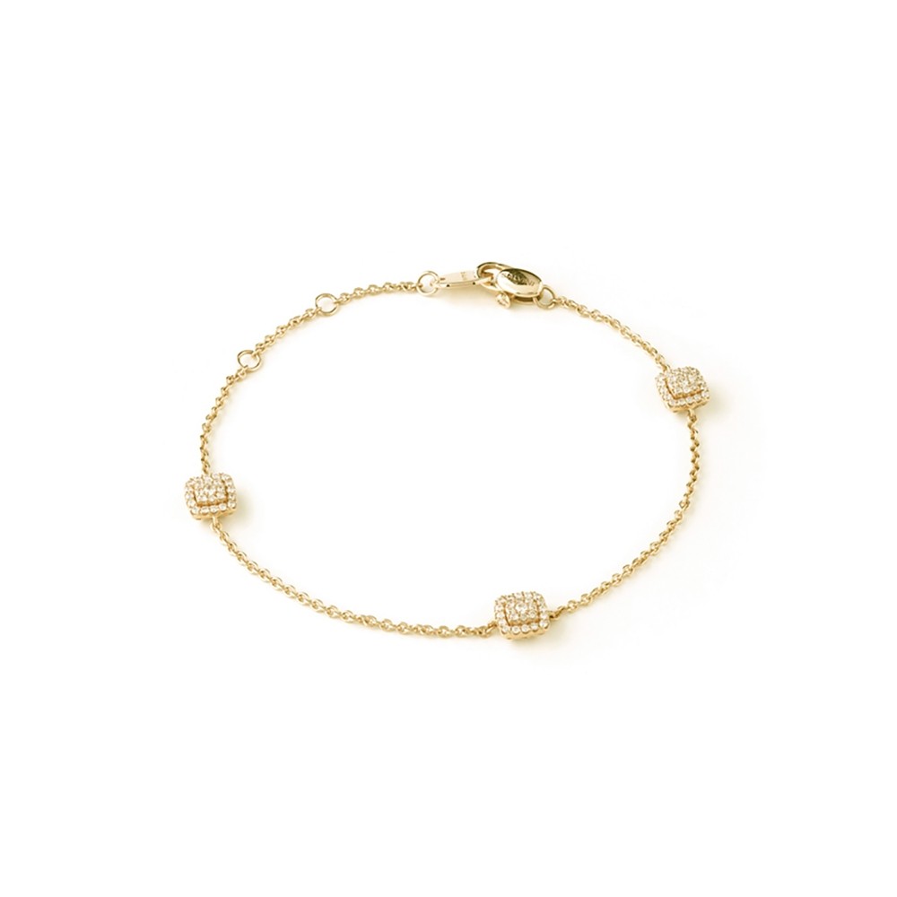 Bracciale Salvini Bagliori in oro giallo con diamanti ref. 81099242