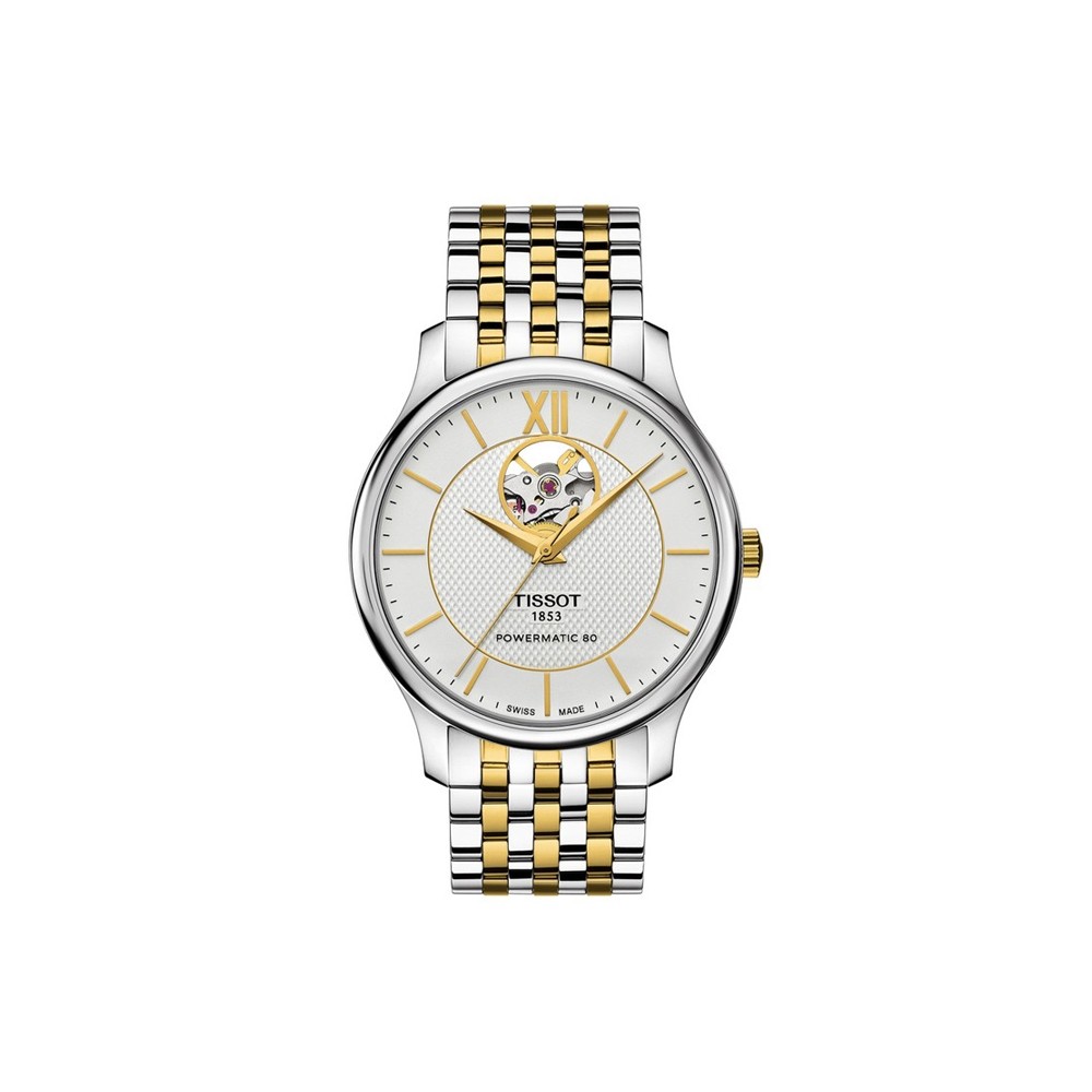 TISSOT TRADITION POWERMATIC 80 OPEN HEART ref. T063.907.22.038.00