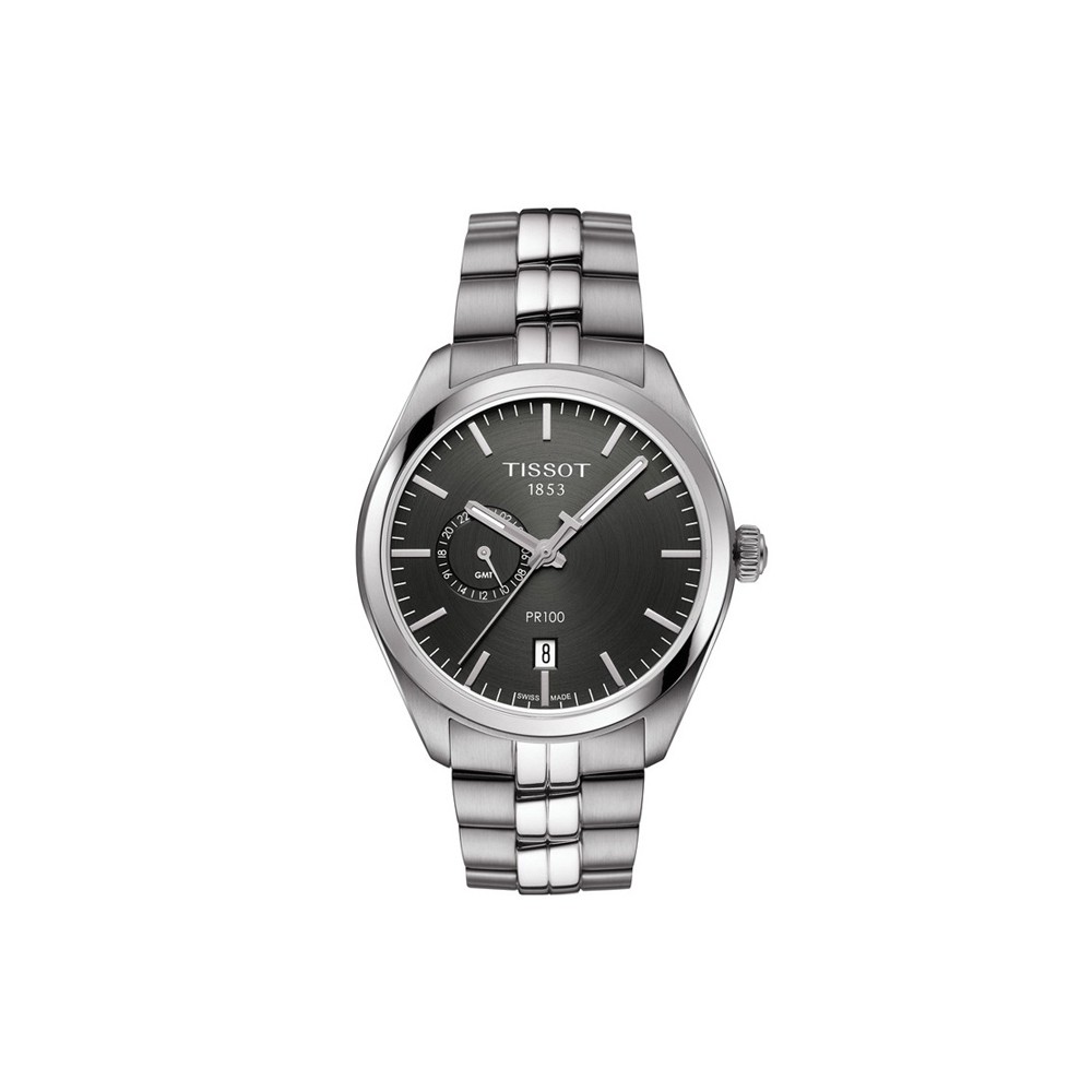 TISSOT PR 100 DUAL TIME ref. T101.452.11.061.00