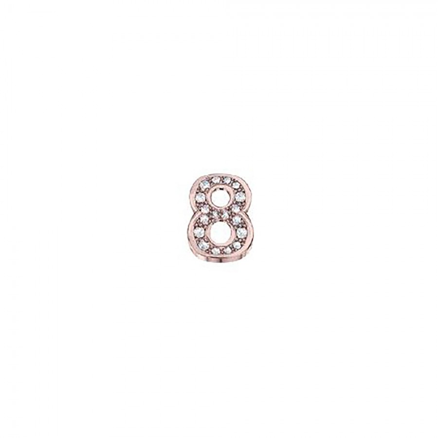 ELEMENTO NUMERO 8 IN ORO ROSA E DIAMANTI DONNA ORO - ELEMENTS ref. DCHF9145N8.001