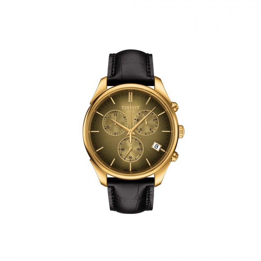 TISSOT VINTAGE CHRONOGRAPH 18K GOLD ref. T920.417.16.291.00