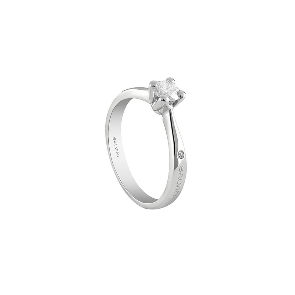 Anello Salvini in oro bianco e diamante ref. 81096230