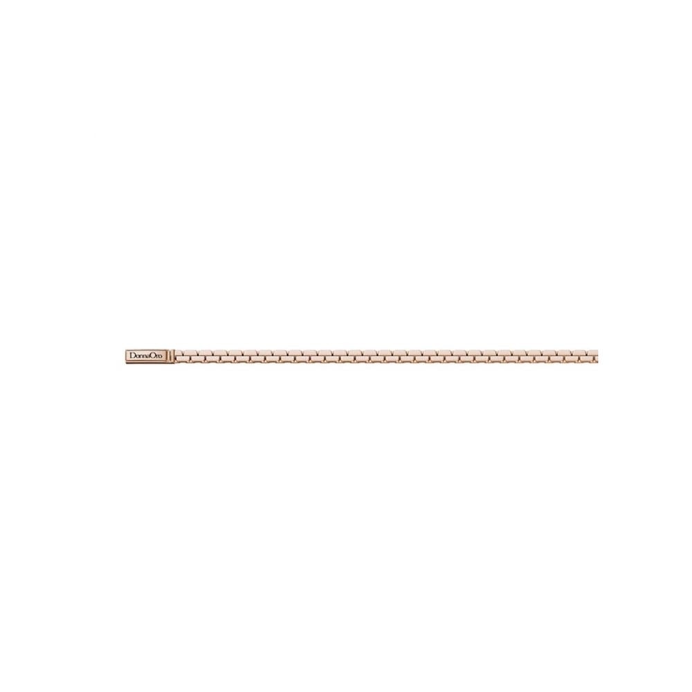 BRACCIALE DONNA ORO MORBIDO IN ARGENTO ROSATO ref. DFBF5051_20