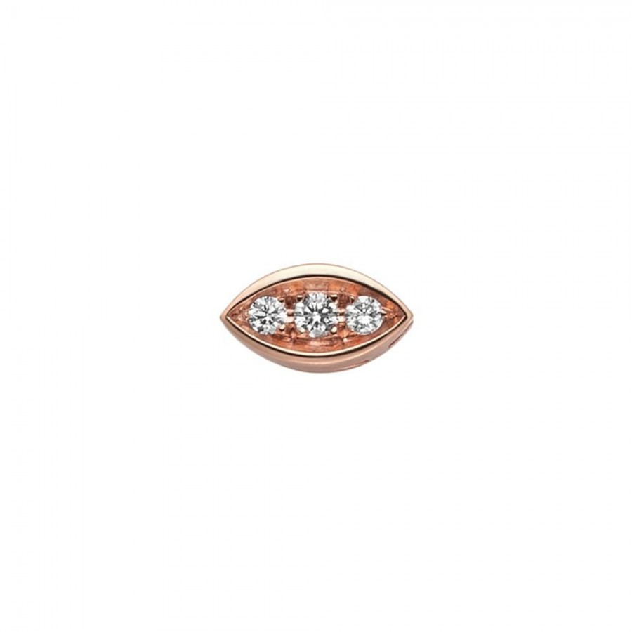 ELEMENTO DONNA ORO NAVETTE IN ORO ROSA E DIAMANTI ref. DCHF8547.004