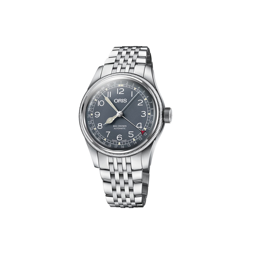 Oris big crown pointer date steel discount