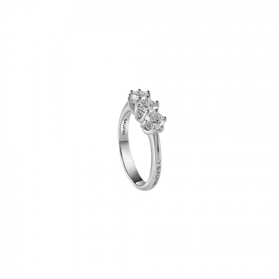 Anello Salvini in oro bianco con diamanti ref. 20076864